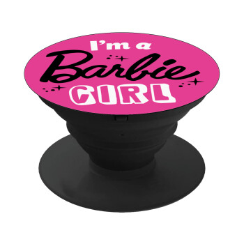 I'm Barbie girl, Phone Holders Stand  Black Hand-held Mobile Phone Holder