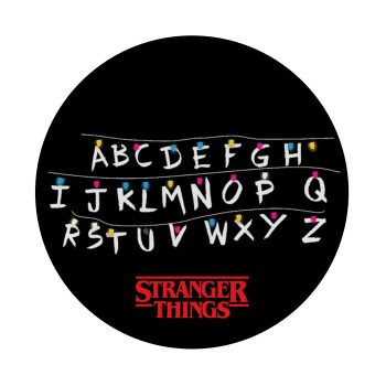 Stranger Things ABC, Mousepad Round 20cm
