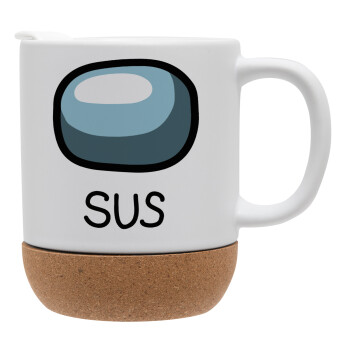 Among US SUS!!!, Ceramic coffee mug Cork (MAT), 330ml (1pcs)