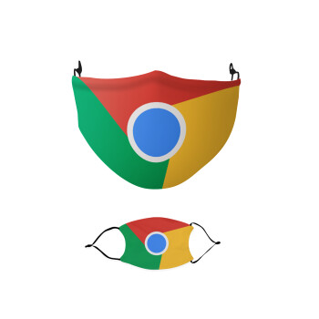 Chrome, Μάσκα υφασμάτινη παιδική πολλαπλών στρώσεων με υποδοχή φίλτρου