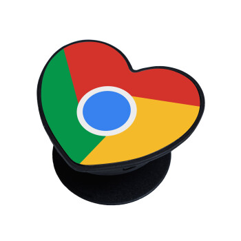 Chrome, Phone Holders Stand  καρδιά Μαύρο Βάση Στήριξης Κινητού στο Χέρι