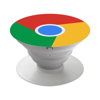 Chrome, Phone Holders Stand  Λευκό Βάση Στήριξης Κινητού στο Χέρι