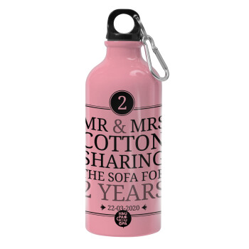 Mr & Mrs Sharing the sofa, Water bottle 600ml