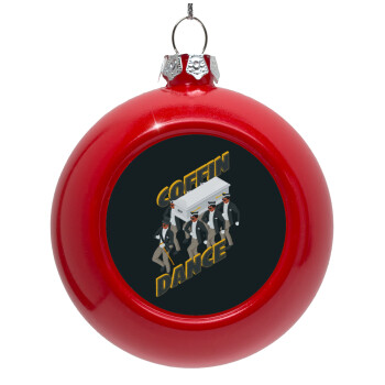 Coffin Dance!, Red Christmas tree ornament bauble 8cm