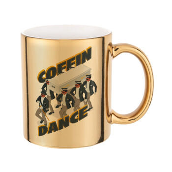 Coffin Dance!, Mug ceramic, gold mirror, 330ml