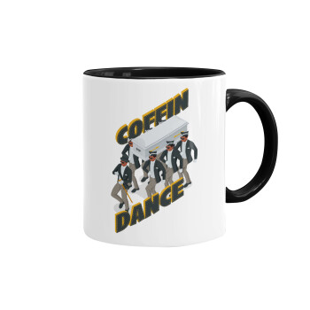 Coffin Dance!, Mug colored black, ceramic, 330ml