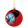 Christmas tree ball Red 8cm