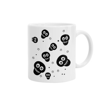Skull avatar, Ceramic coffee mug, 330ml (1pcs)
