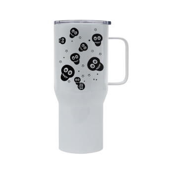 Skull avatar, Tumbler με καπάκι, διπλού τοιχώματος (θερμό) 750L