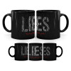 Mug black, ceramic, 330ml