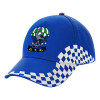 Adult Ultimate BLUE RACING Cap, (100% COTTON DRILL, ADULT, UNISEX, ONE SIZE)