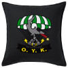 Sofa cushion black 50x50cm includes filling