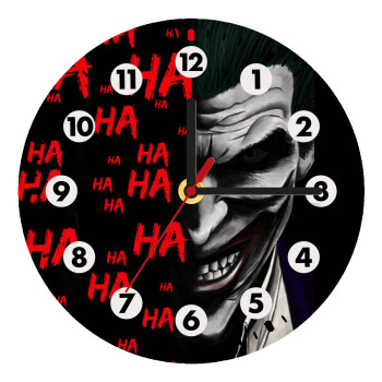 Joker hahaha, Ρολόι τοίχου ξύλινο (20cm)