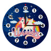 Wooden wall clock (20cm)