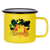 Metallic enamel MATT Yellow cup 360ml