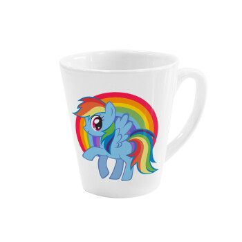 My Little Pony, Κούπα κωνική Latte Λευκή, κεραμική, 300ml