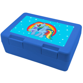 My Little Pony, Children's cookie container BLUE 185x128x65mm (BPA free plastic)