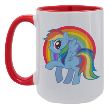 My Little Pony, Κούπα Mega 15oz, κεραμική Κόκκινη, 450ml