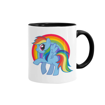 My Little Pony, Mug colored black, ceramic, 330ml