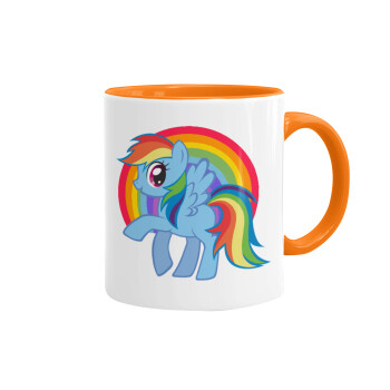 My Little Pony, Mug colored orange, ceramic, 330ml