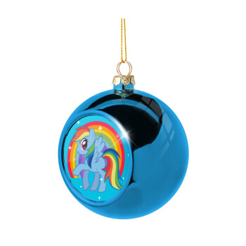 My Little Pony, Blue Christmas tree ball ornament 8cm