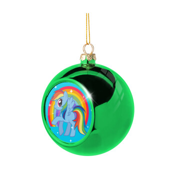 My Little Pony, Green Christmas tree ornament ball 8cm