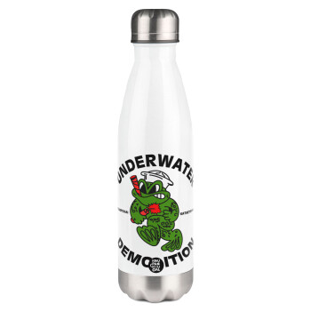 Underwater Demolition, Metal mug thermos White (Stainless steel), double wall, 500ml