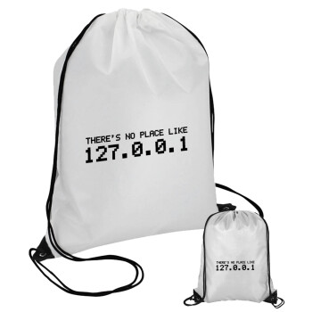 there's no place like 127.0.0.1, Pouch bag with black cords (1 piece)