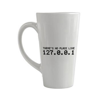 there's no place like 127.0.0.1, Κούπα κωνική Latte Μεγάλη, κεραμική, 450ml