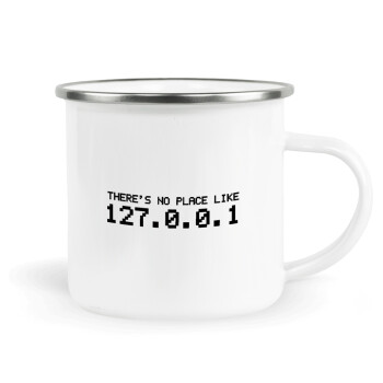 there's no place like 127.0.0.1, Metallic enamel cup white 360ml