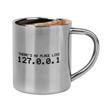 there's no place like 127.0.0.1, Double-wall metal cup for espresso (220ml)