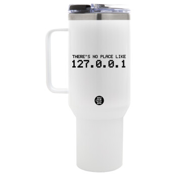 there's no place like 127.0.0.1, Mega Tumbler με καπάκι, διπλού τοιχώματος (θερμό) 1,2L