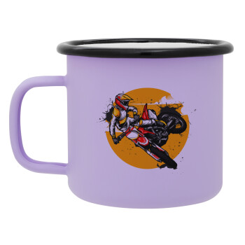 Motocross, Κούπα Μεταλλική εμαγιέ ΜΑΤ Light Pastel Purple 360ml