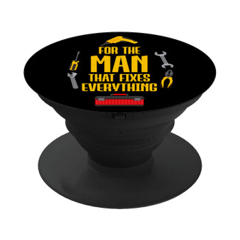 For the man that fixes everything!, Phone Holders Stand  Black Hand-held Mobile Phone Holder