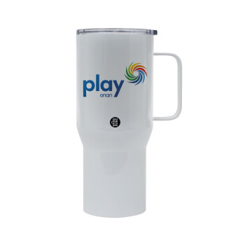 Play by ΟΠΑΠ, Mega Stainless steel Tumbler with lid, double wall 750L