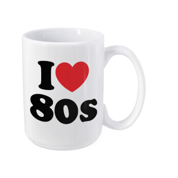 I Love 80s, Κούπα Mega, κεραμική, 450ml