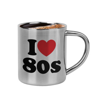 I Love 80s, Κουπάκι μεταλλικό διπλού τοιχώματος για espresso (220ml)