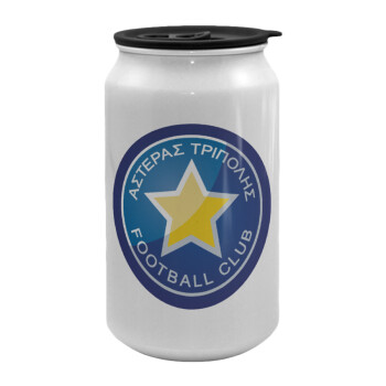 Asteras Tripolis, Κούπα ταξιδιού μεταλλική με καπάκι (tin-can) 500ml
