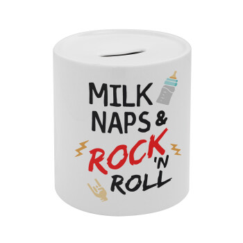 milk naps and Rock n' Roll, Κουμπαράς πορσελάνης με τάπα