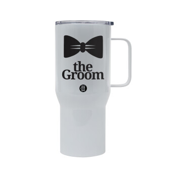 The Groom, Mega Stainless steel Tumbler with lid, double wall 750L