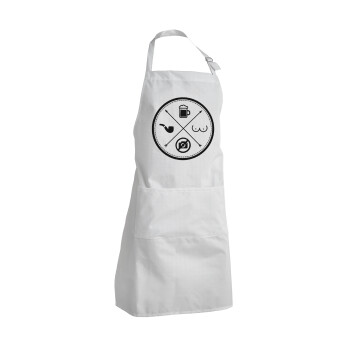 The Bachelor Rules, Adult Chef Apron (with sliders and 2 pockets)