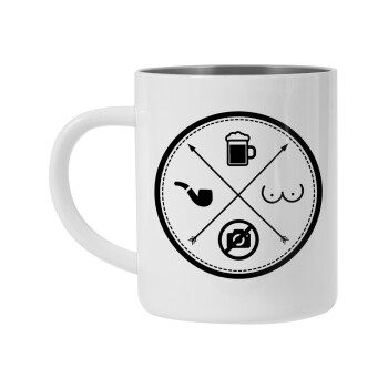 The Bachelor Rules, Mug Stainless steel double wall 450ml