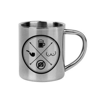 The Bachelor Rules, Mug Stainless steel double wall 300ml