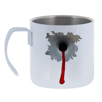 Bullet holes, Mug Stainless steel double wall 400ml