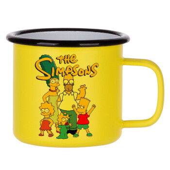 The Simpsons, Metallic enamel MATT Yellow cup 360ml