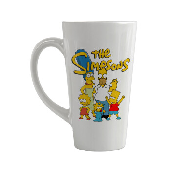 The Simpsons, Κούπα κωνική Latte Μεγάλη, κεραμική, 450ml