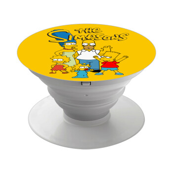 The Simpsons, Phone Holders Stand  Λευκό Βάση Στήριξης Κινητού στο Χέρι