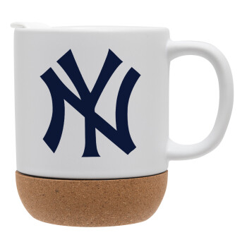 New York , Ceramic coffee mug Cork (MAT), 330ml (1pcs)