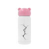 Pink stainless steel thermal flask, 320ml