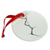 Christmas ornament glass 9cm